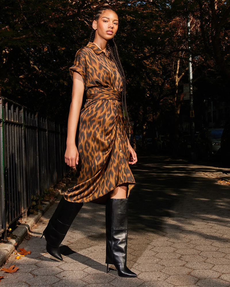 STEVE MADDEN: TORI DRESS - TOFFEE