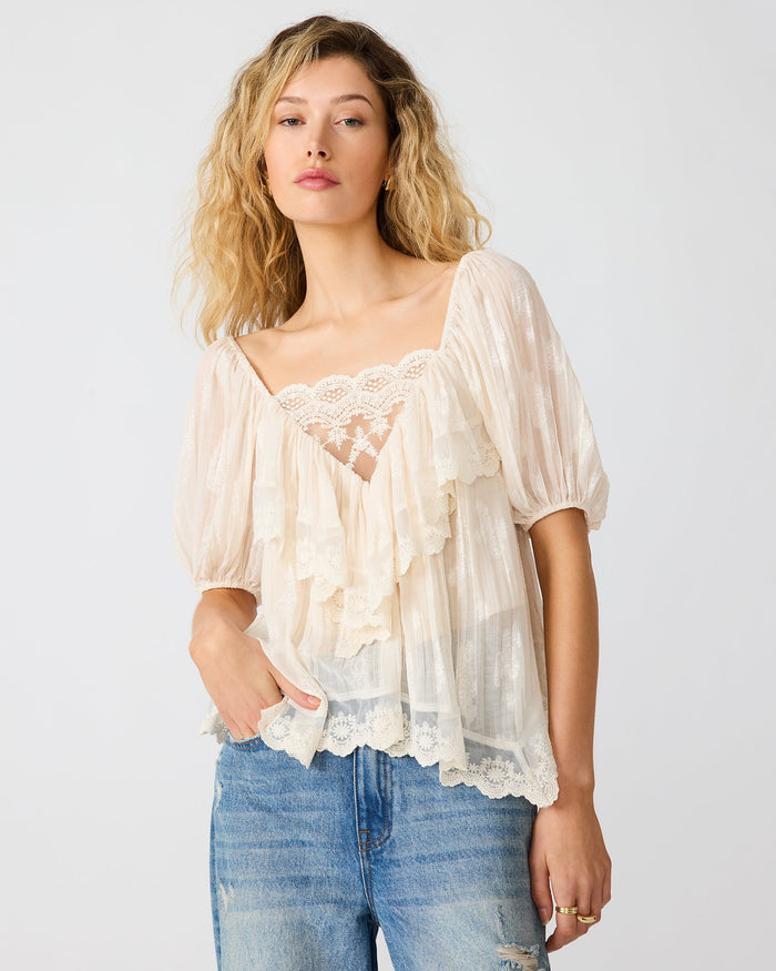 STEVE MADDEN: VICKIE TOP - CREAM