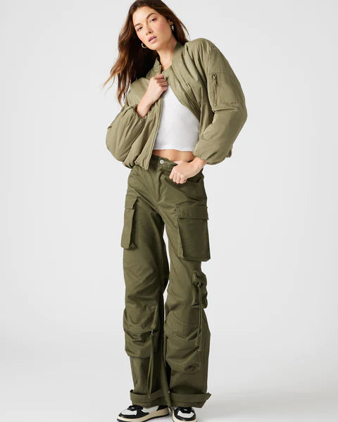 STEVE MADDEN: VIDA JACKET - OLIVE