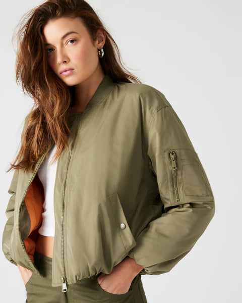 STEVE MADDEN: VIDA JACKET - OLIVE