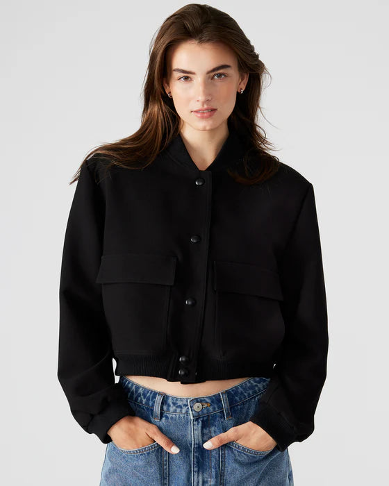 STEVE MADDEN: ARDINE JACKET - BLACK