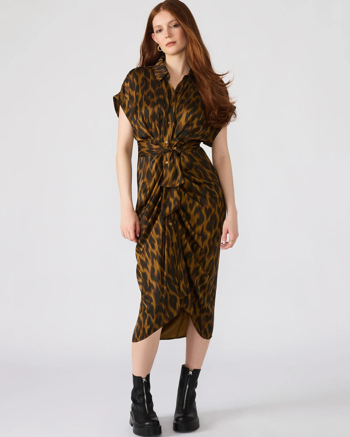 STEVE MADDEN: TORI DRESS - TOFFEE