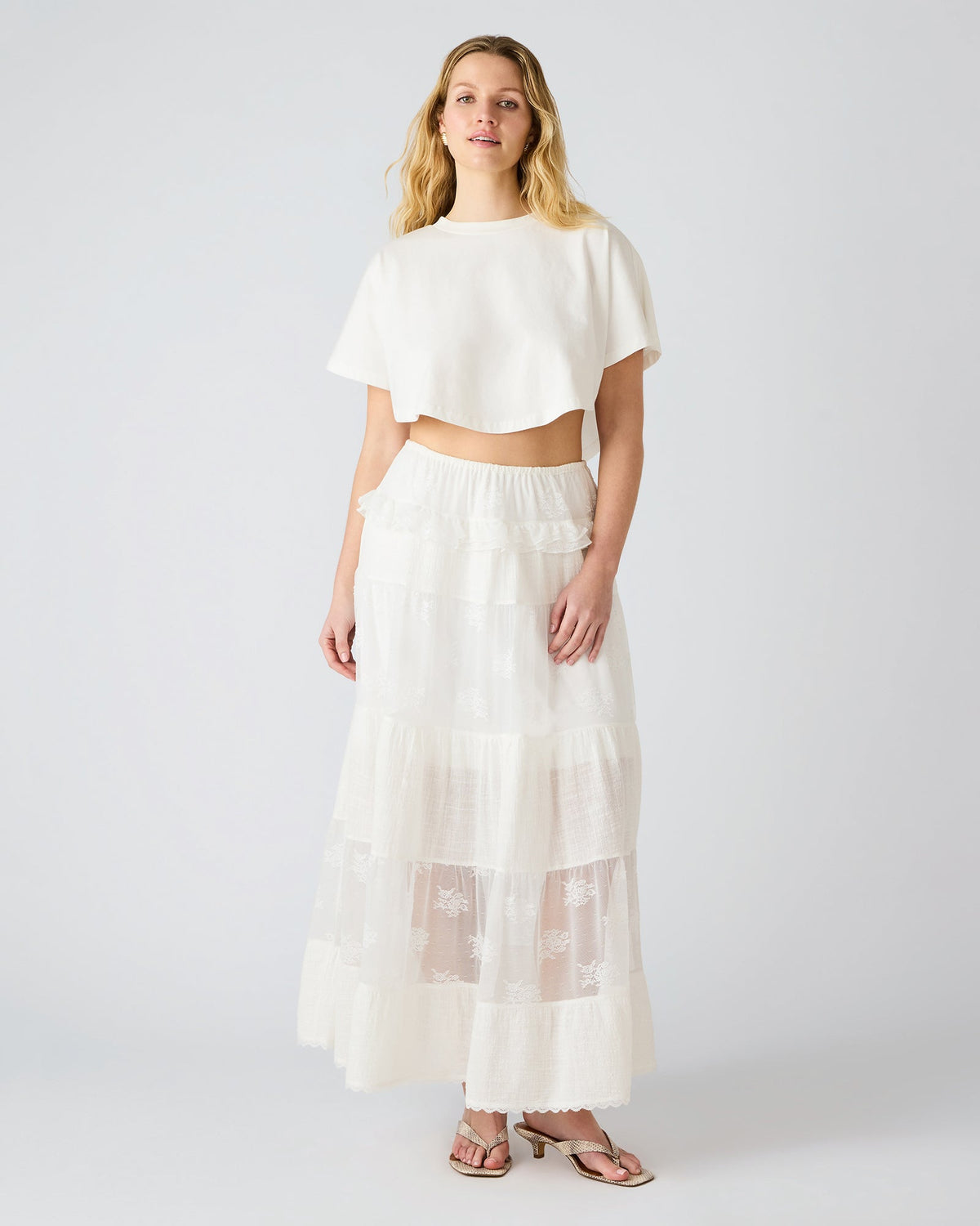 STEVE MADDEN: TARRYN SKIRT - SNOW WHITE