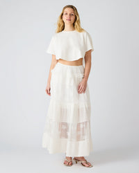 STEVE MADDEN: TARRYN SKIRT - SNOW WHITE