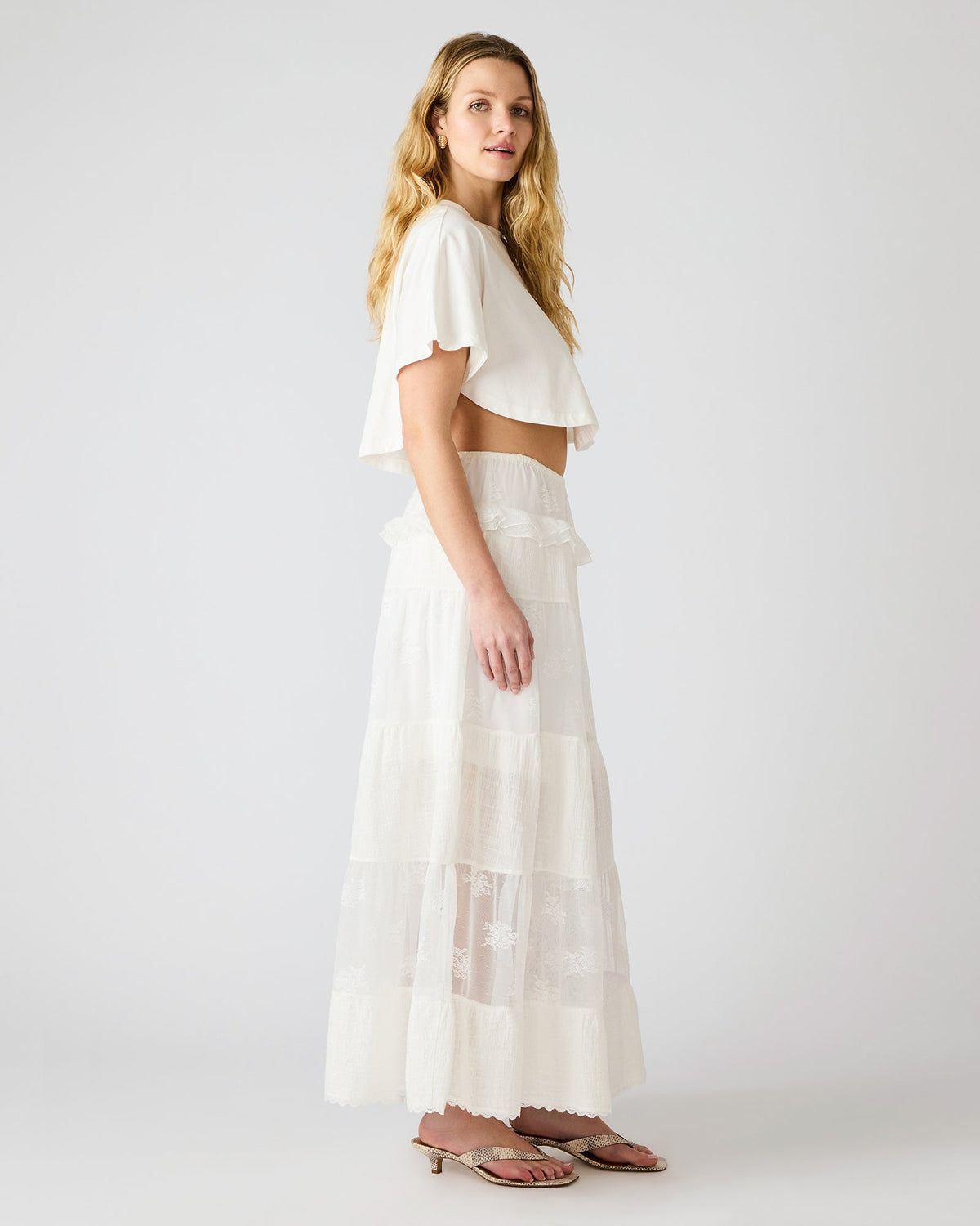 STEVE MADDEN: TARRYN SKIRT - SNOW WHITE