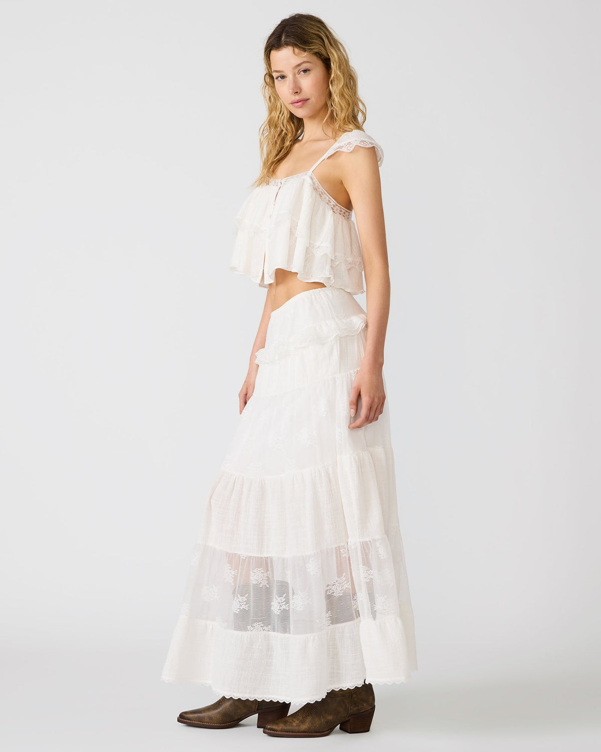 STEVE MADDEN: TARRYN SKIRT - SNOW WHITE