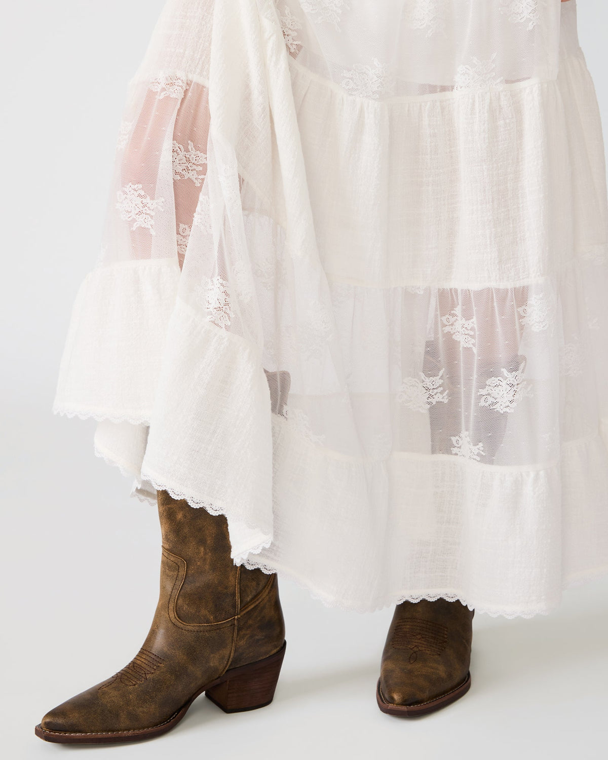 STEVE MADDEN: TARRYN SKIRT - SNOW WHITE