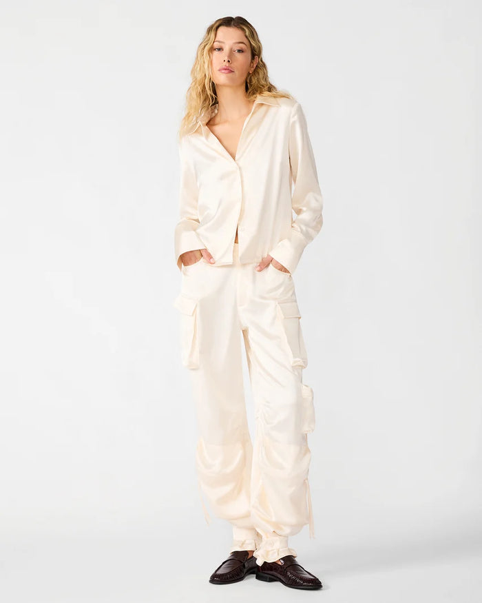 STEVE MADDEN: MARE TOP CREAM - CREAM