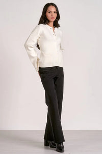 ELAN: MOLLY SWEATER - OFF WHITE