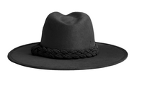 ASN: MARGOT FEDORA HAT - BLACK