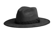 ASN: MARGOT FEDORA HAT - BLACK