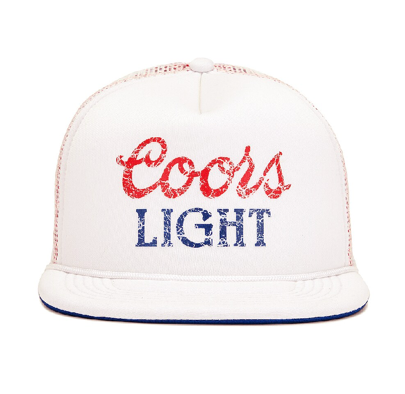 THE LAUNDRY ROOM: COORS LIGHT 1980 TRUCKER HAT - WHITE