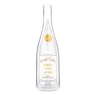 ACRYLIC CHAMPAGNE BOTTLE + GLASSES - BUBBLY EVER AFTER