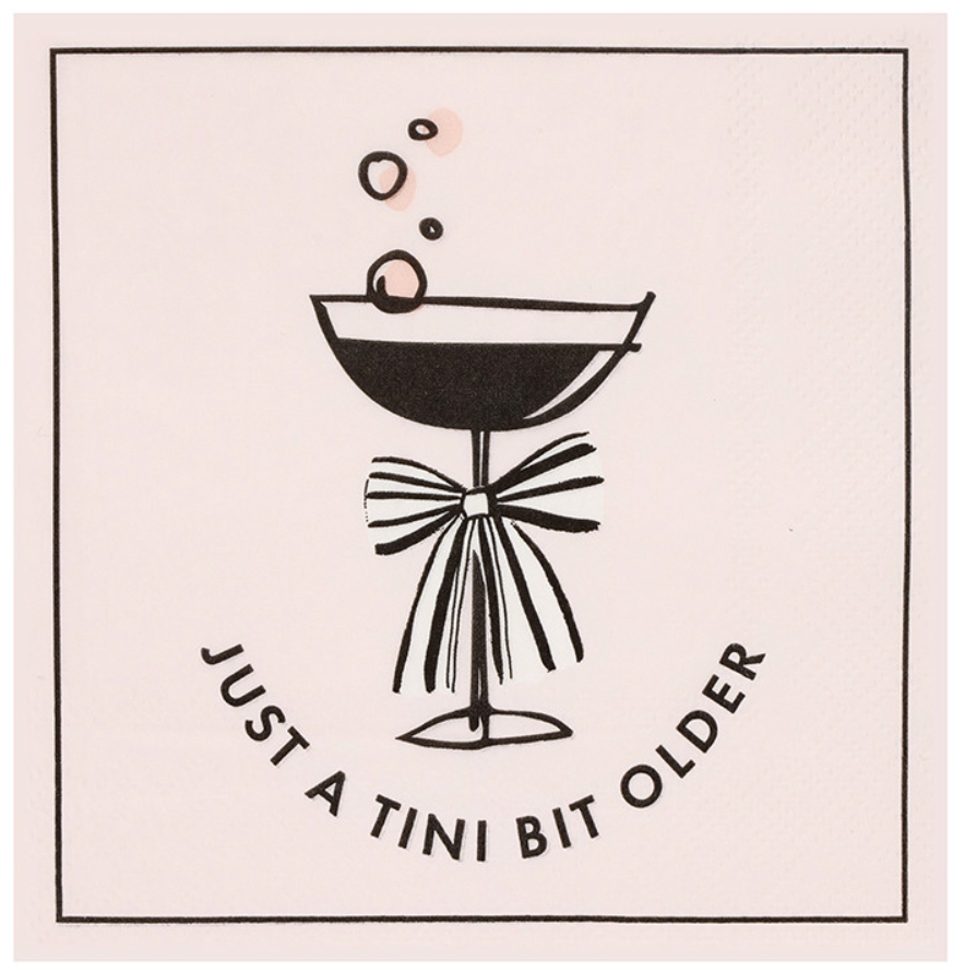CERAMIC NAPKIN TRAY + NAPKINS - JUST A TINI BIT OLDER