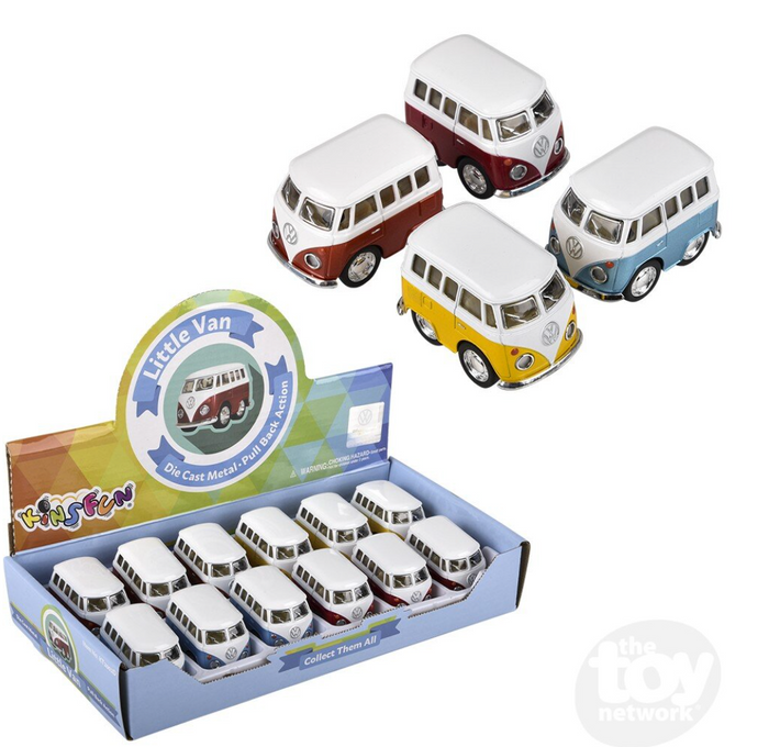 DIE-CAST PULL BACK VW MINI BUS