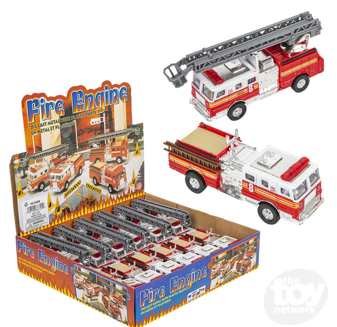 DIE-CAST PULL BACK FIRE TRUCK