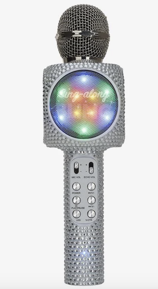 TRENDTECH:  BLING KARAOKE MICROPHONE & BLUETOOTH SPEAKER