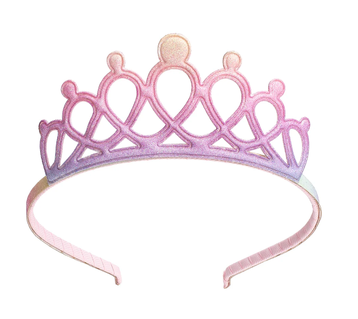 SWEET WINK: PASTEL RAINBOW TIARA HEADBAND