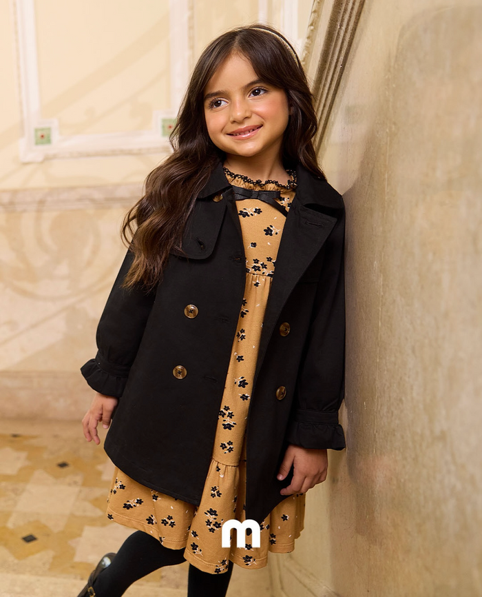 MILON: TRENCH COAT - BLACK