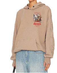 THE LAUNDRY ROOM: AIN'T MY FIRST PABST RODEO - HIDEOUT HOODIE - CAMEL GOLD