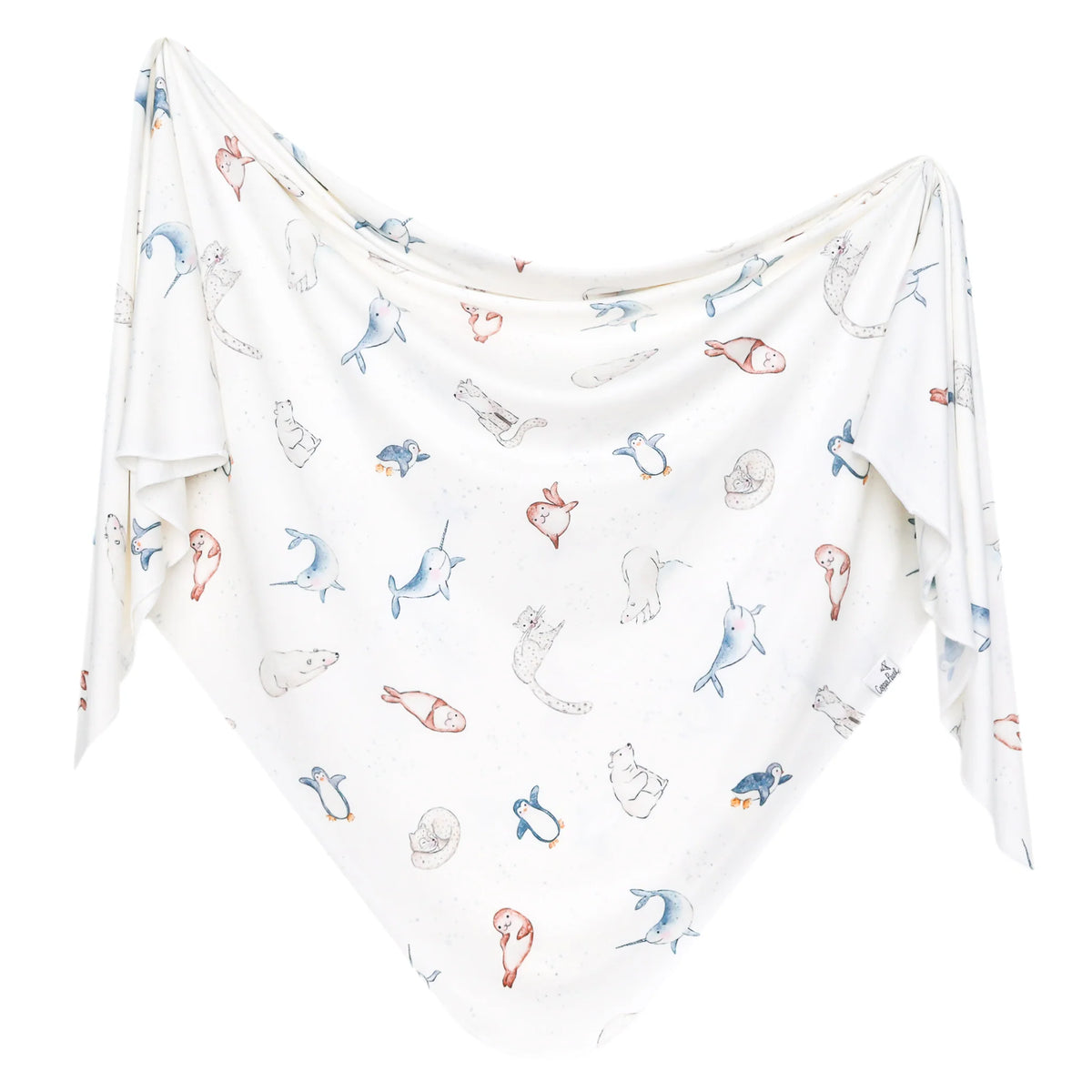 COPPER PEARL: ARCTIC WONDER KNIT SWADDLE BLANKET