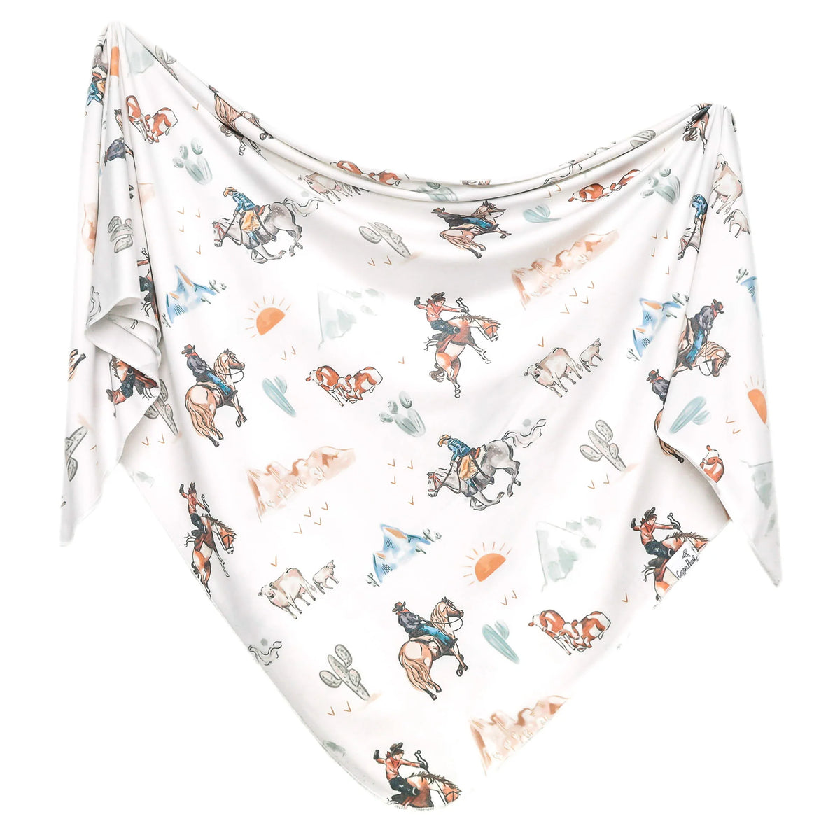 COPPER PEARL: BOONE KNIT SWADDLE BLANKET