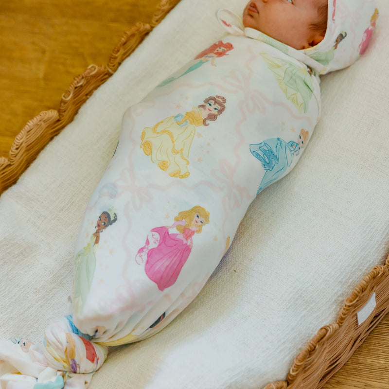 COPPER PEARL: DISNEY PRINCESS KNIT SWADDLE BLANKET