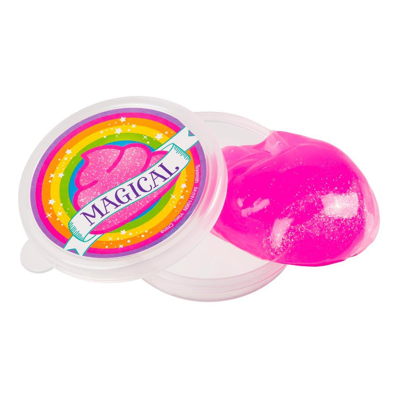 TOYSMITH: UNICORN POOP - GLITTERY PINK REUSABLE PUTTY