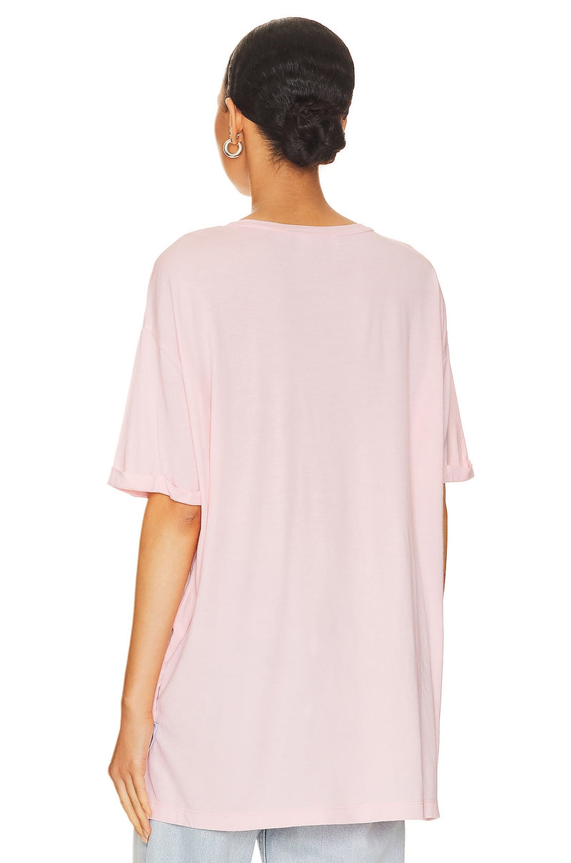 THE LAUNDRY ROOM: ENJOY YOUR TRIP OVERSIZED TEE - BLUSH PINK