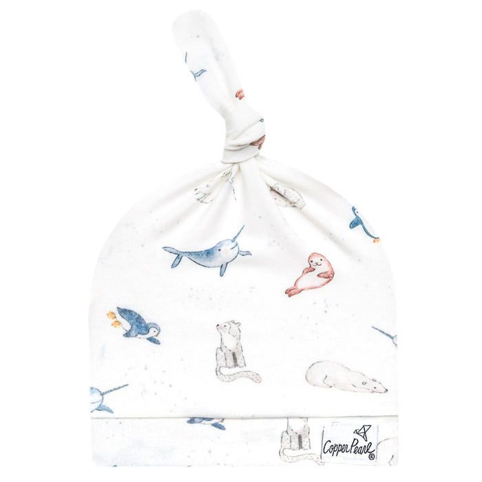 COPPER PEARL: ARCTIC WONDER TOP KNOT HAT