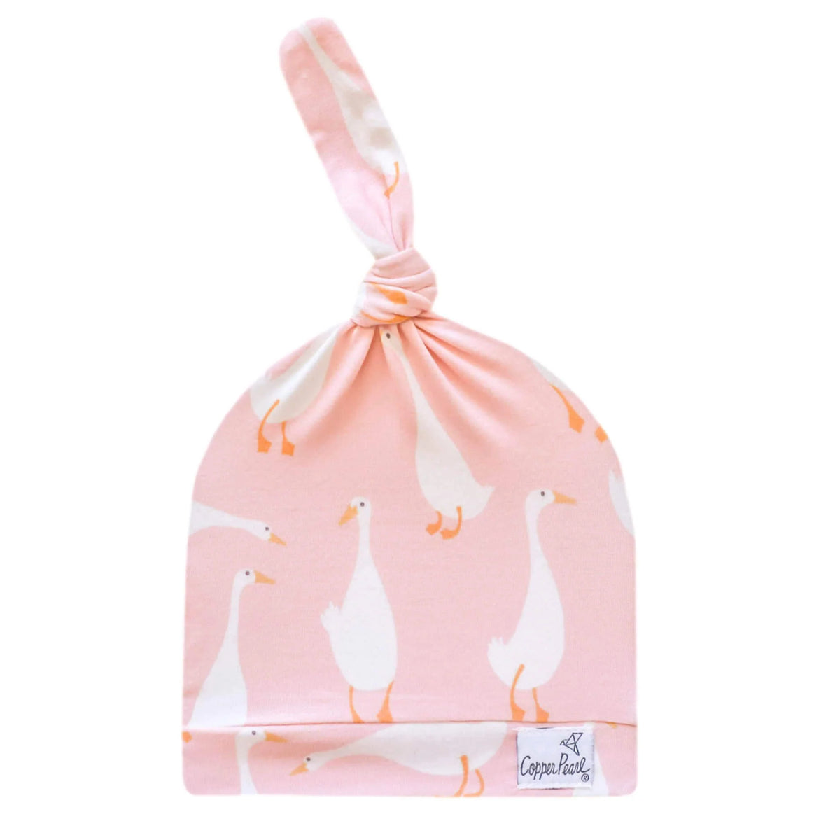 COPPER PEARL: GOOSIE TOP KNOT HAT