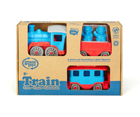 GREEN TOYS: TRAIN SET - BLUE/RED