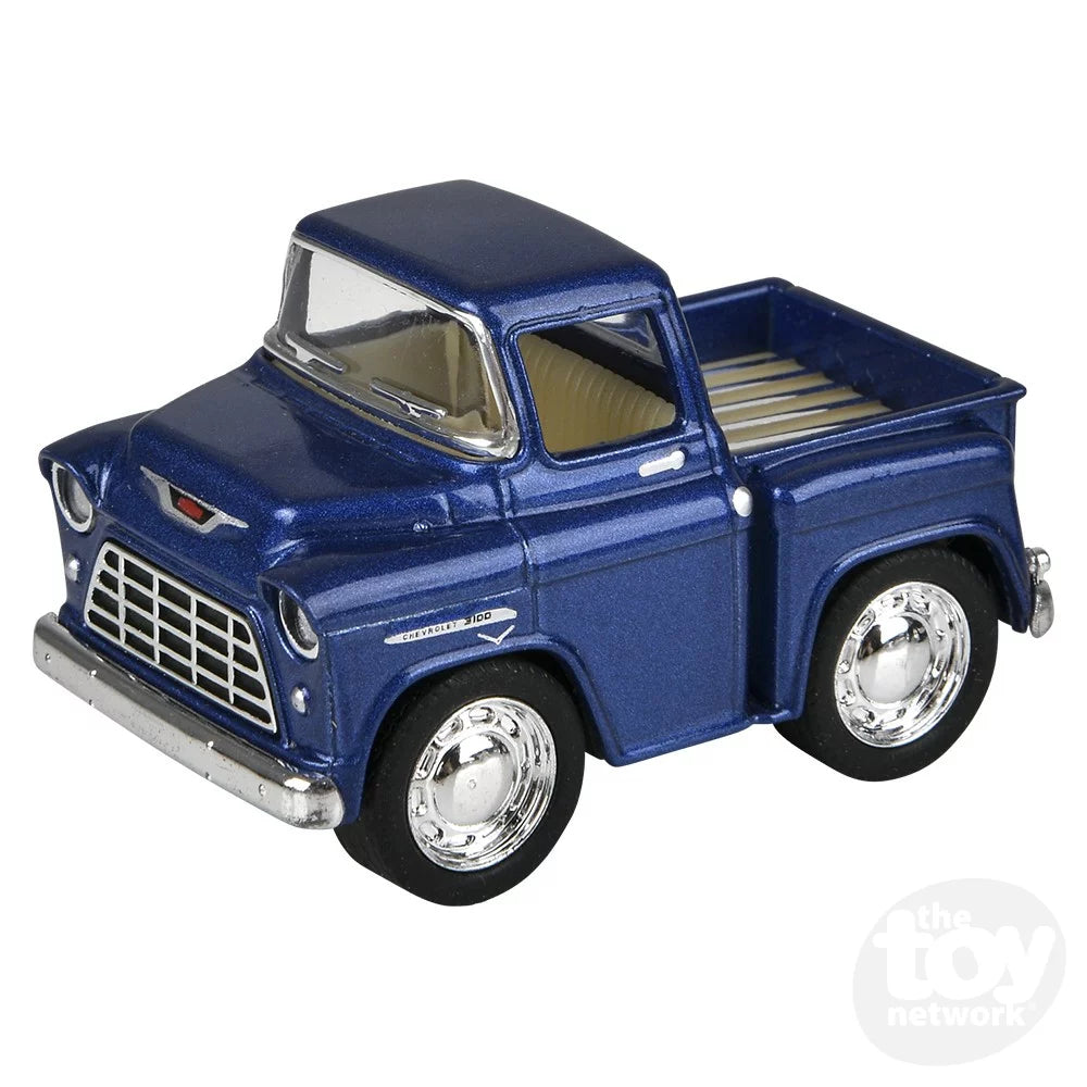 DIE-CAST PULL BACK MINI CHEVY STEPSIDE - 2"