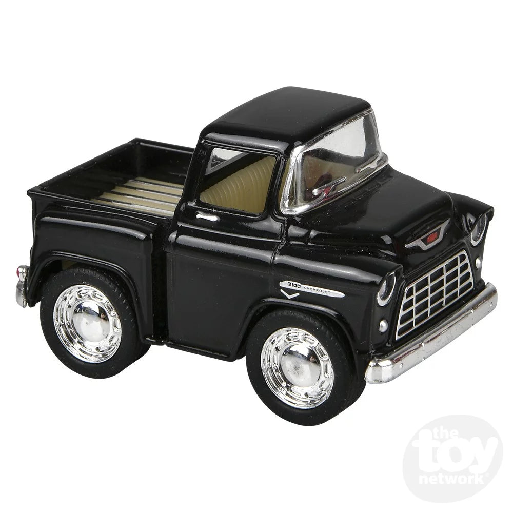 DIE-CAST PULL BACK MINI CHEVY STEPSIDE - 2"