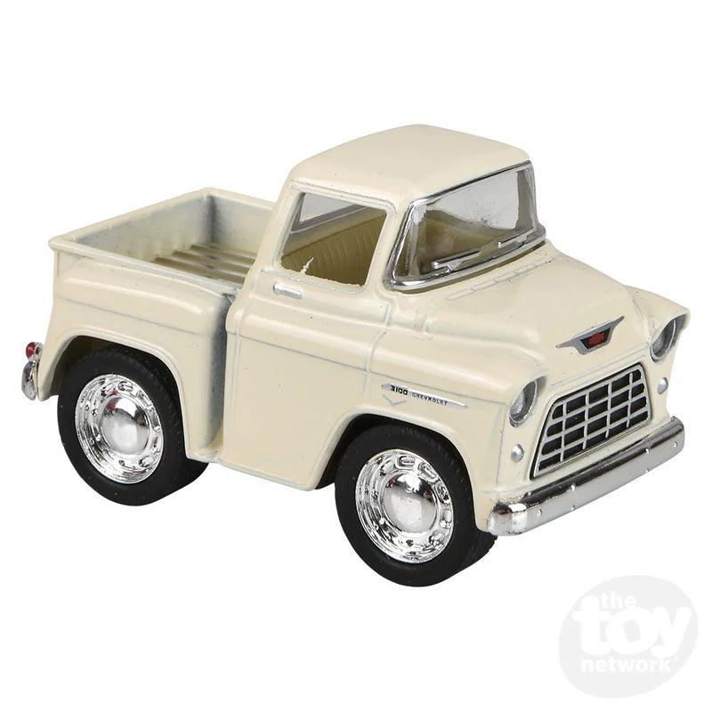 DIE-CAST PULL BACK MINI CHEVY STEPSIDE - 2"