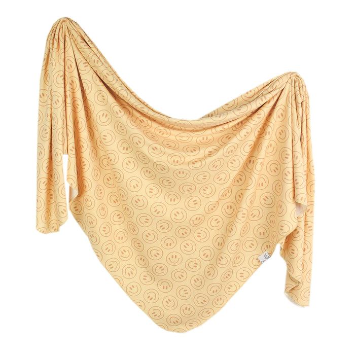 COPPER PEARL: VANCE KNIT SWADDLE BLANKET