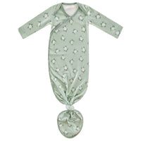COPPER PEARL: WADE NEWBORN KNOTTED GOWN