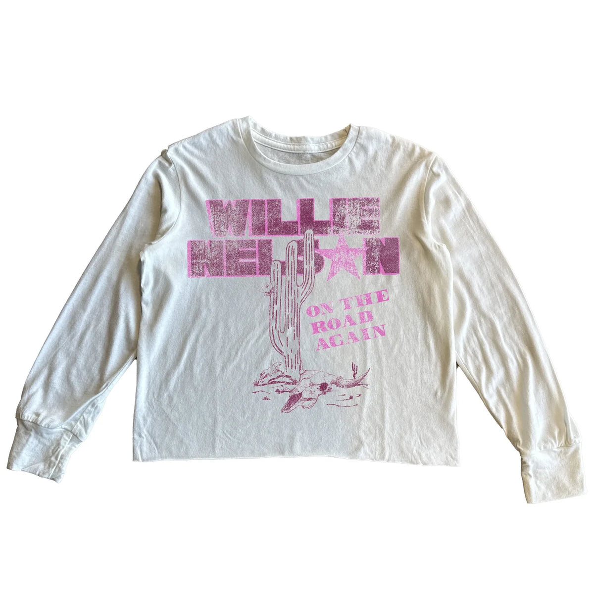 ROWDY SPROUT: WILLIE NELSON ON THE ROAD AGAIN OVERSIZED TEE