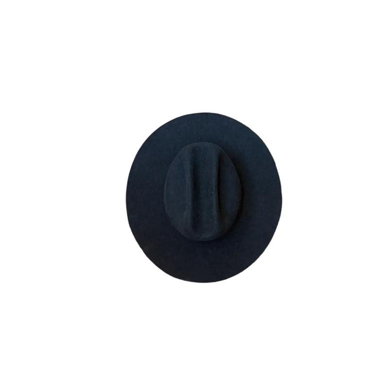 THE QUINN CATTLEMEN WOOL FELT HAT - BLACK