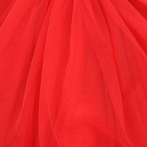 RUFFLE BUTTS: TULLE SLEEVELESS PRINCESS PETTI DRESS - BRIGHT RED