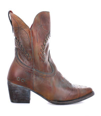 BED STU: AMANDA II BOOTS - PECAN RUSTIC OXIDIZED BFS