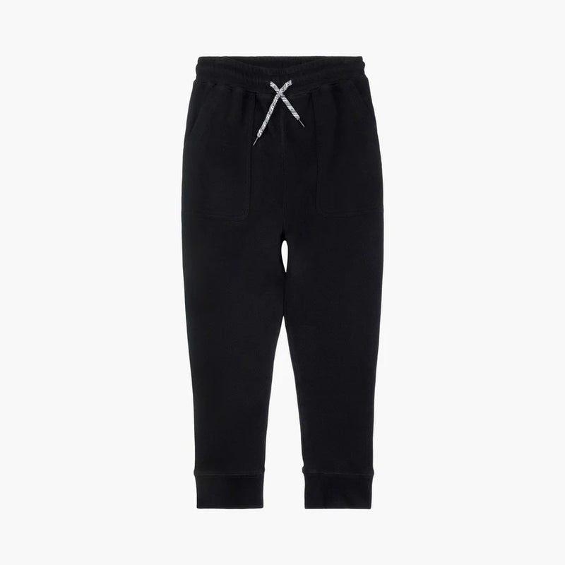 APPAMAN: REST DAY SWEATS - BLACK