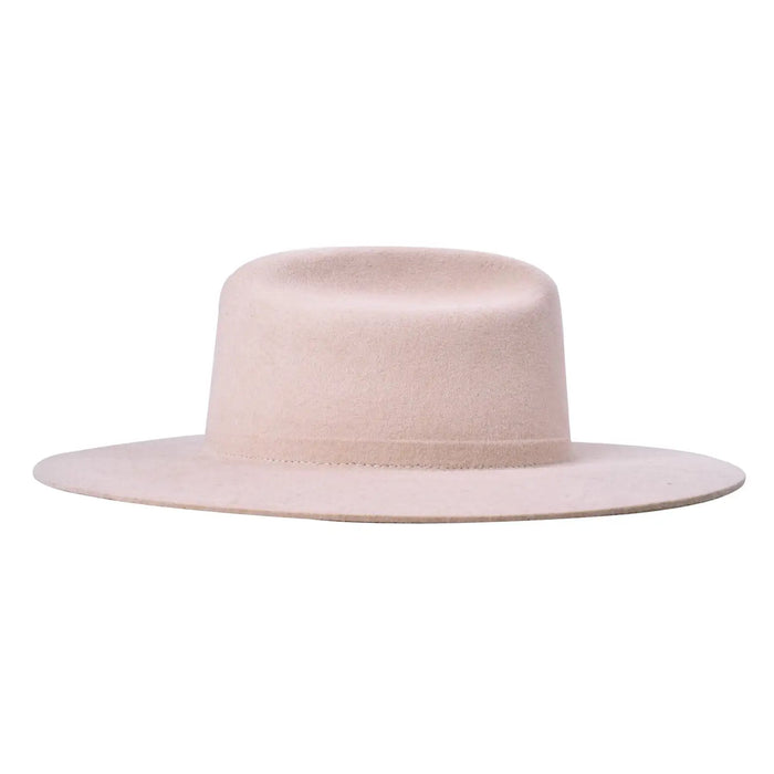 THE QUINN CATTLEMEN WOOL FELT HAT - IVORY