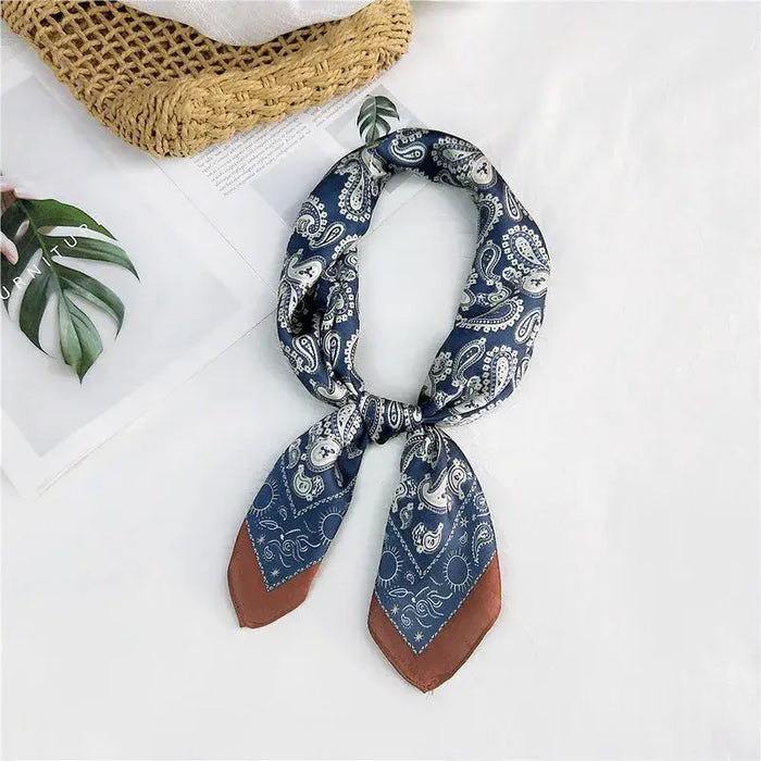 WESTERN PAISLEY SILKY SCAVRS BANDANA