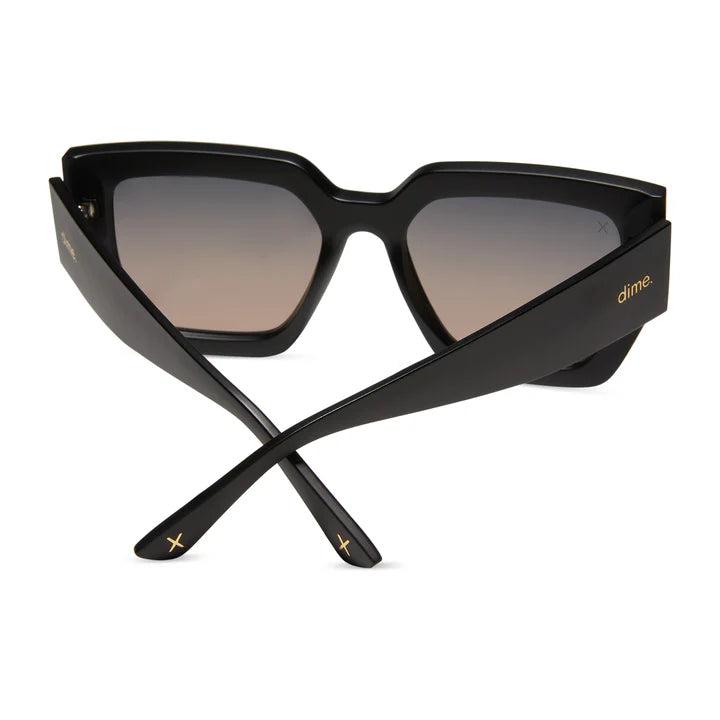 DIME: SHE'S A 10 MATTE BLACK DUSK POLARIZED SUNGLASSES