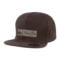 BINKY BRO: QUIKSILVER & BINKY BRO SNAPBACK - BROWN