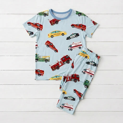 BESTAROO: TRANSPORT SHORT SLEEVE PAJAMA SET