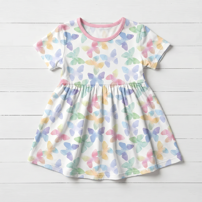 BESTAROO: GRACE WINGS SHORT SLEEVE DRESS