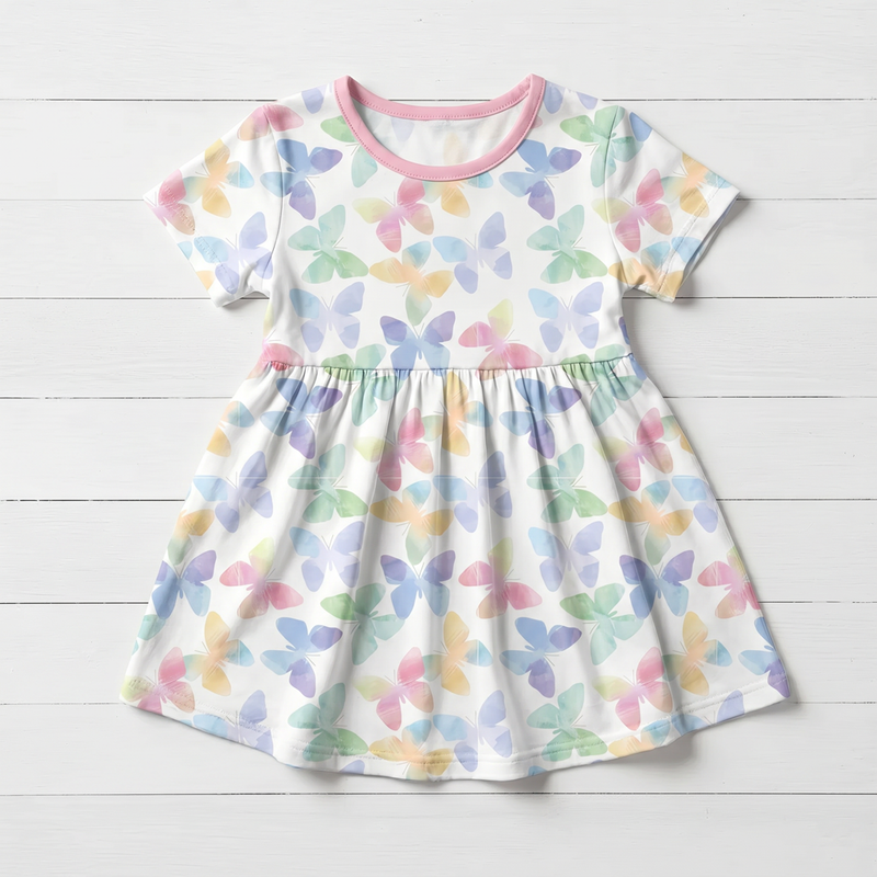 BESTAROO: GRACE WINGS SHORT SLEEVE DRESS