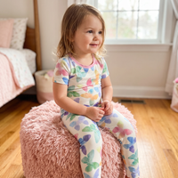 BESTAROO: GRACE WINGS SHORT SLEEVE PAJAMET SET
